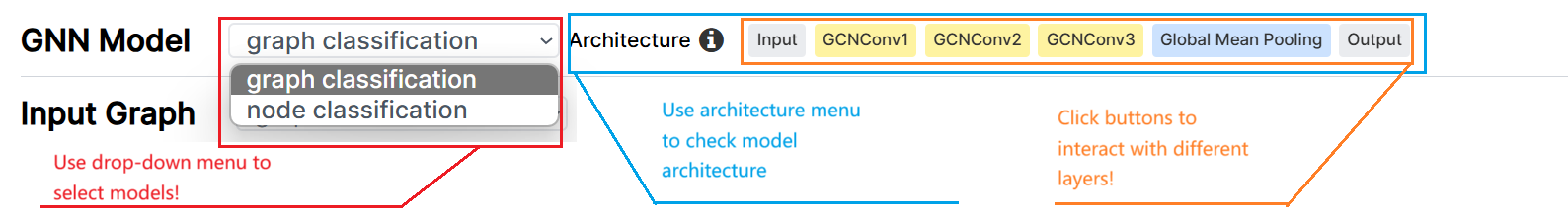 Model Selection Menu